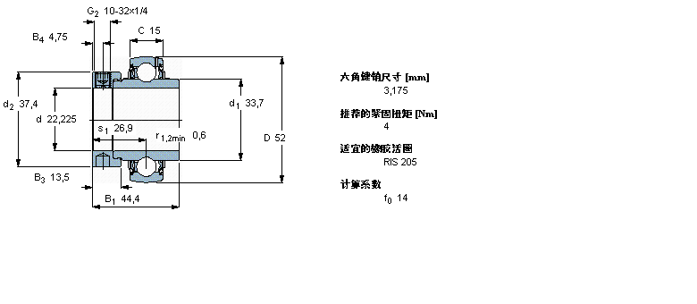 SKF Y-YEL205-014-2F样本图片