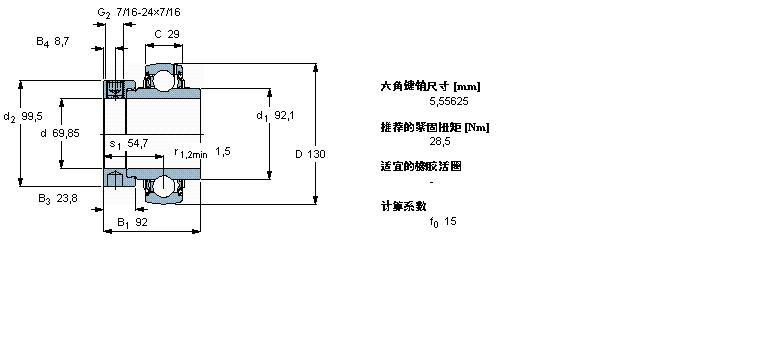 SKF Y-YEL215-212-2F样本图片