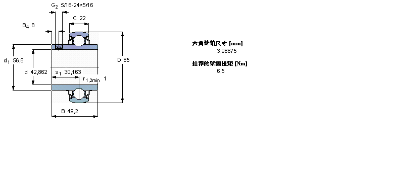 SKF Y-YAR209-111-2FW/VA201样本图片
