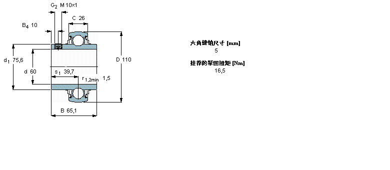 SKF Y-YAR212-2FW/VA201样本图片