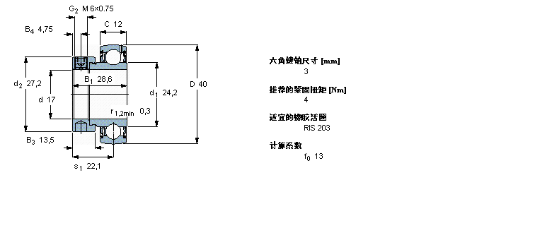 SKF Y-YET203/W64样本图片