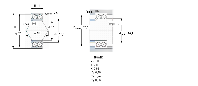 SKF 角接触球3200ATN9样本图片