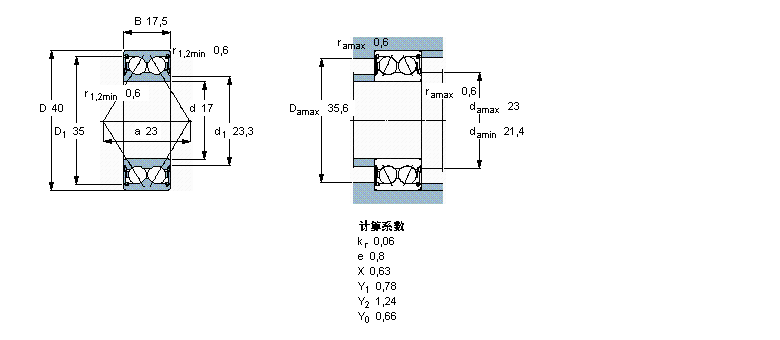 SKF 角接触球5203A-2RS1TN9样本图片