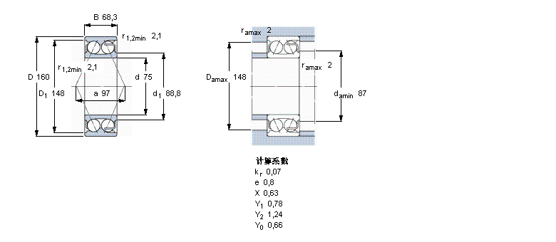 SKF 角接触球5315E样本图片