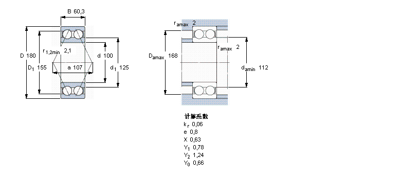 SKF 角接触球5220A样本图片
