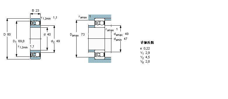 SKF 自调心球2208E-2RS1TN9样本图片