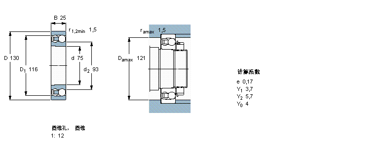 SKF 自调心球1215K样本图片