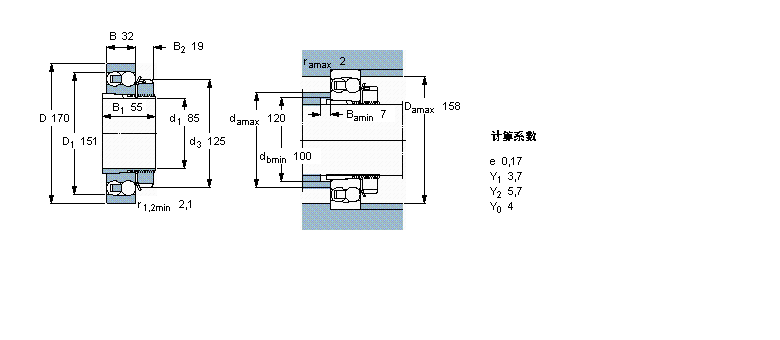 SKF 自调心球1219K+H219样本图片