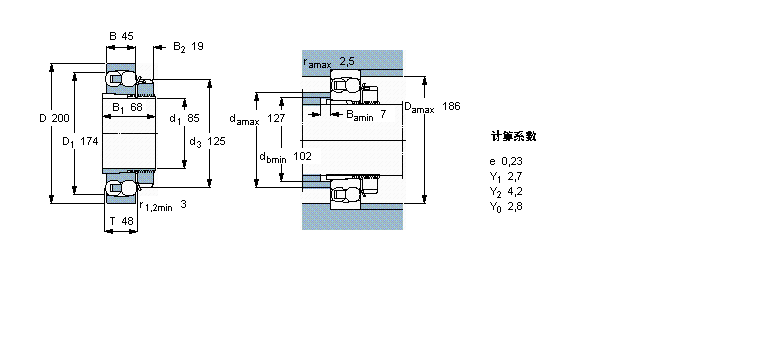 SKF 自调心球1319K+H319样本图片