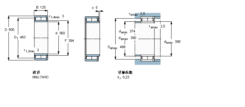 SKF 圆柱滚子BC2B322217样本图片
