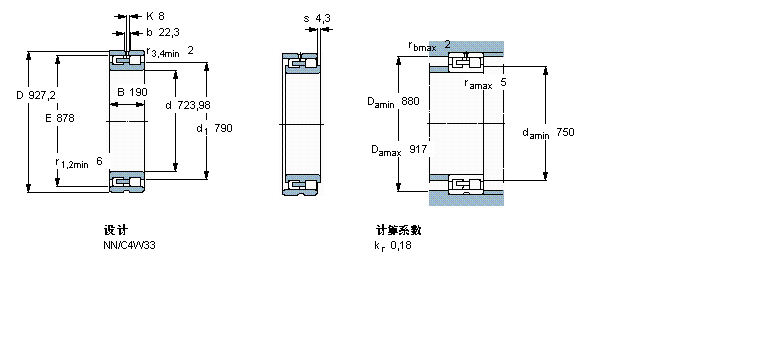 SKF 圆柱滚子BC2B322191样本图片