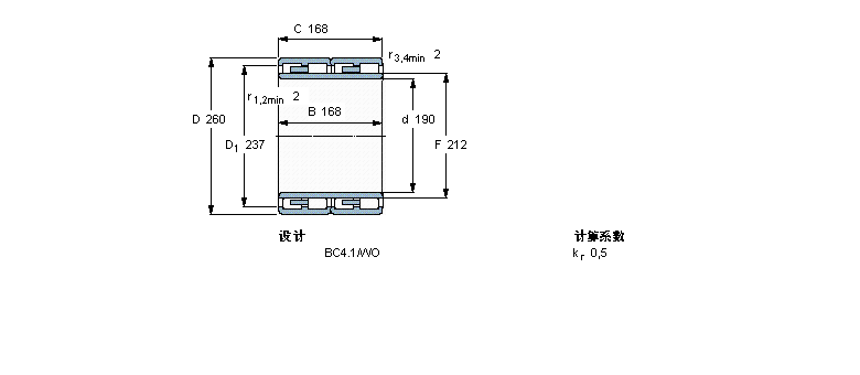 SKF 圆柱滚子313651样本图片