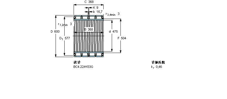 SKF 圆柱滚子BC4-8004/HA1VA907样本图片