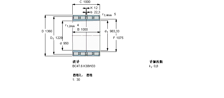 SKF 圆柱滚子314520CK30样本图片