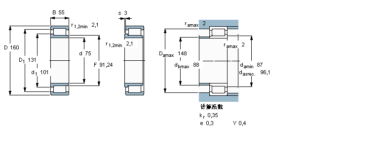 SKF 圆柱滚子NJG2315VH样本图片