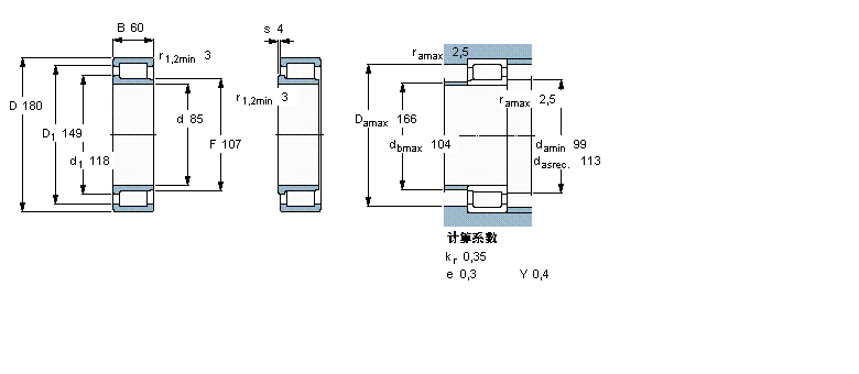 SKF 圆柱滚子NJG2317VH样本图片