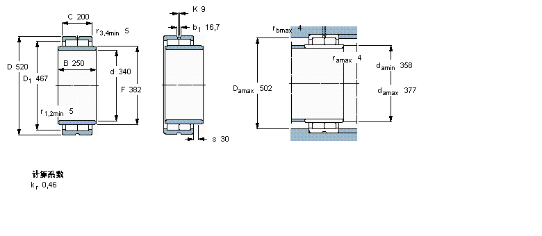 SKF 圆柱滚子BC2-8064样本图片
