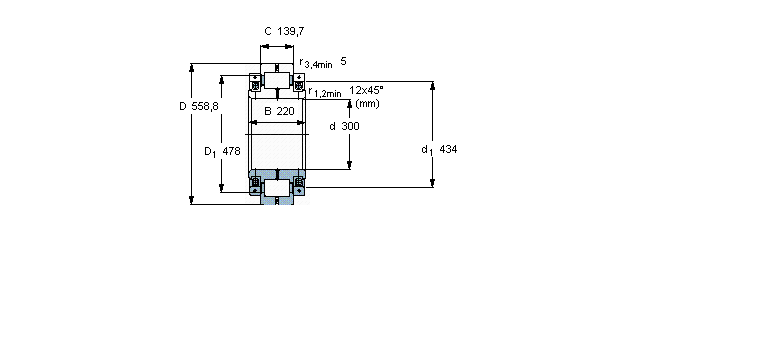 SKF 圆柱滚子316733DD样本图片