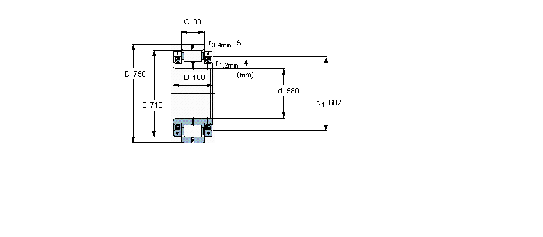 SKF 圆柱滚子BC1M580-319470样本图片