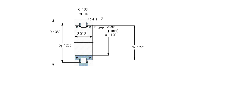 SKF 圆柱滚子BCSB320806A样本图片