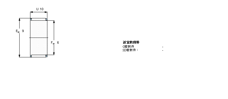 SKF 滚针K6x9x10TN样本图片