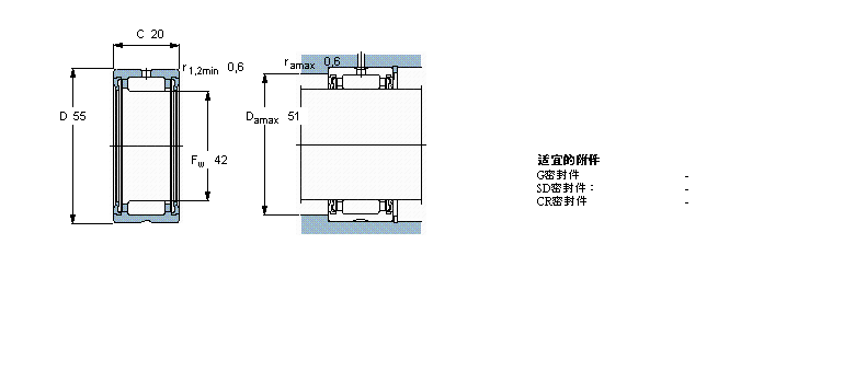 SKF 滚针RNA4907.2RS样本图片