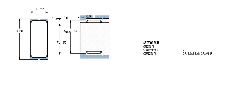 SKF 滚针RNA4909样本图片