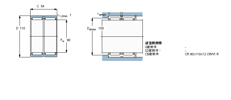 SKF 滚针RNA6916样本图片