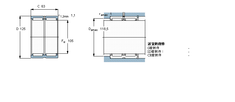 SKF 滚针RNA6918样本图片