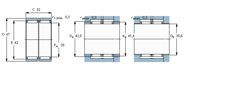 SKF 滚针RNAO35x47x32样本图片