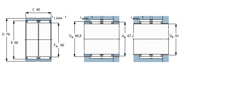 SKF 滚针RNAO60x78x40样本图片