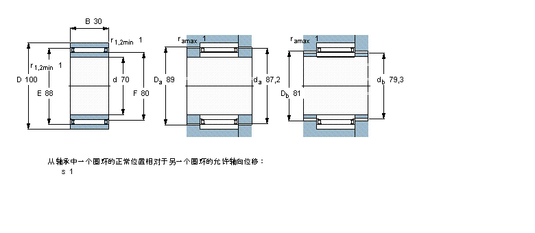 SKF 滚针NAO70x100x30样本图片