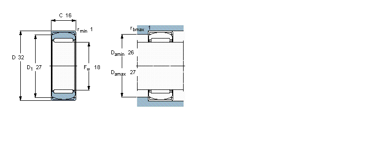 SKF 滚针RPNA18/32样本图片