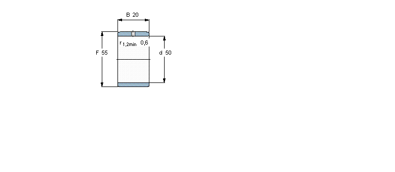 SKF 滚针IR50x55x20IS1样本图片