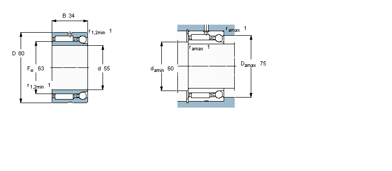 SKF 组合式滚针NKIA5911样本图片