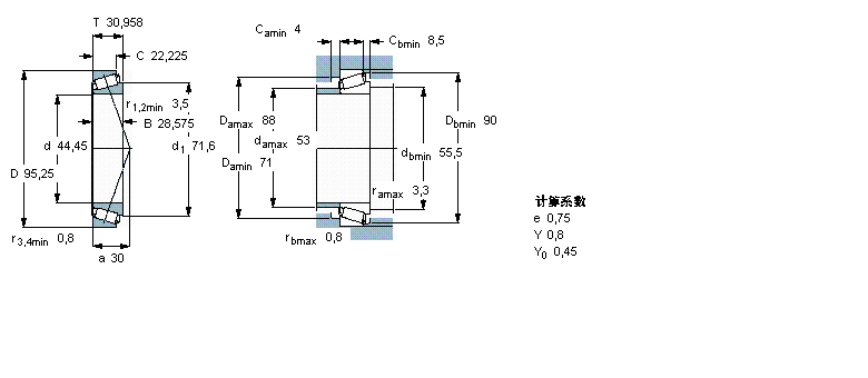 SKF 圆锥滚子HM903249/2/210/2/Q样本图片