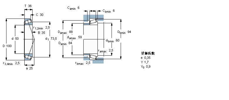 SKF 圆锥滚子T2ED050/Q样本图片
