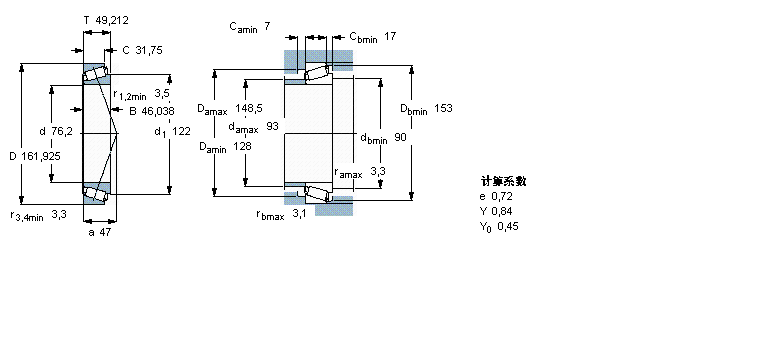 SKF 圆锥滚子9285/9220/CL7C样本图片