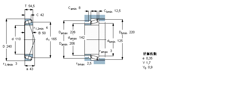 SKF 圆锥滚子30322J2样本图片