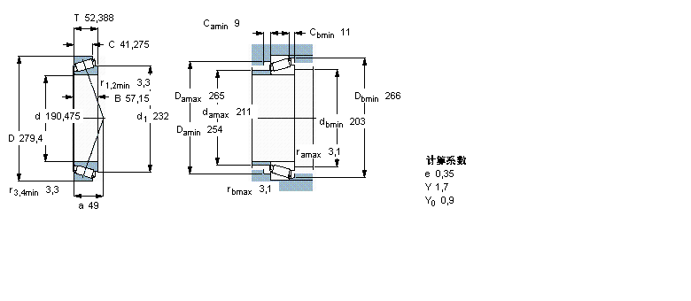 SKF 圆锥滚子M239449/410样本图片