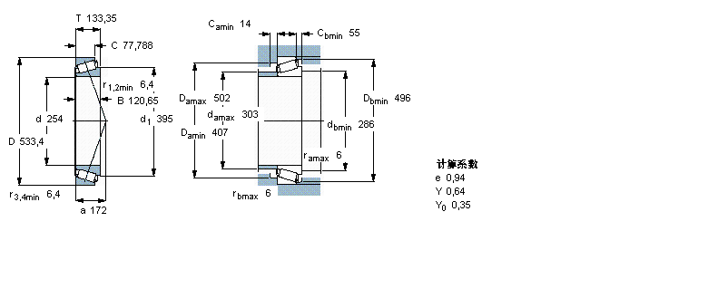 SKF 圆锥滚子HH953749/710样本图片