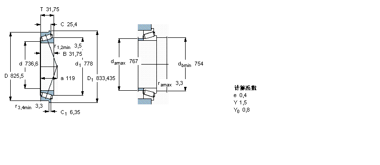 SKF 圆锥滚子LL582949/910B/HA1样本图片