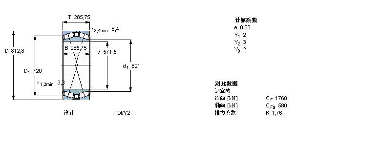 SKF 圆锥滚子BT2B331854/HA1样本图片