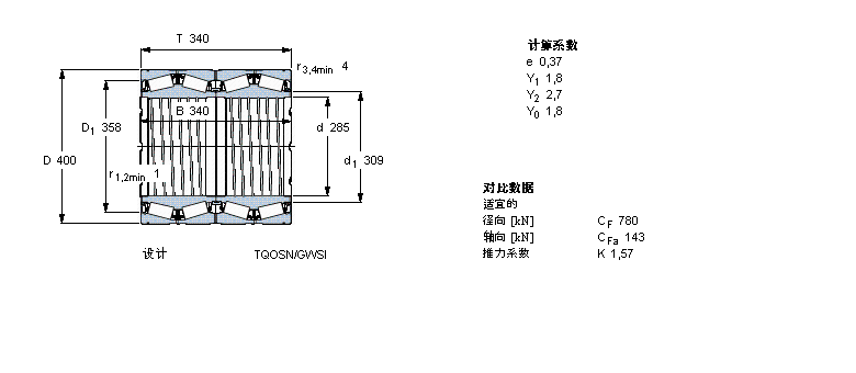 SKF 圆锥滚子BT4-8116E1/C525样本图片