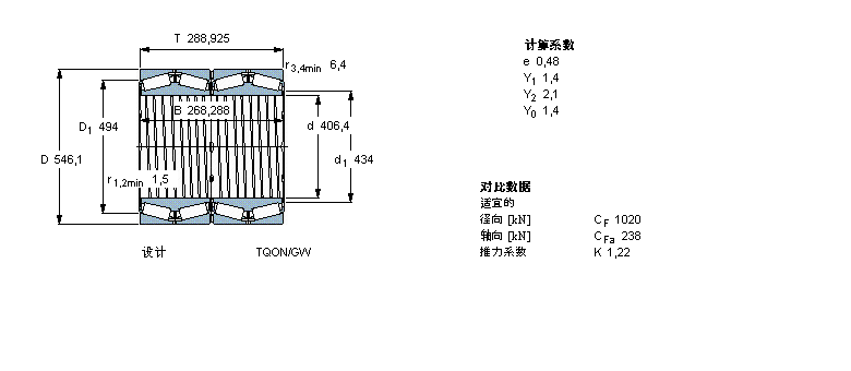 SKF 圆锥滚子331465BG样本图片