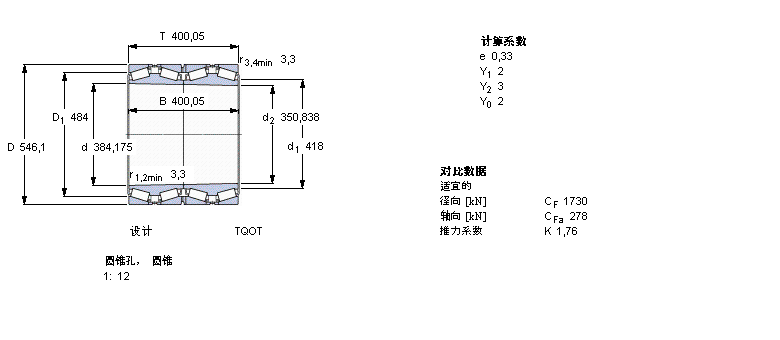 SKF 圆锥滚子BT4B334128/HA1样本图片