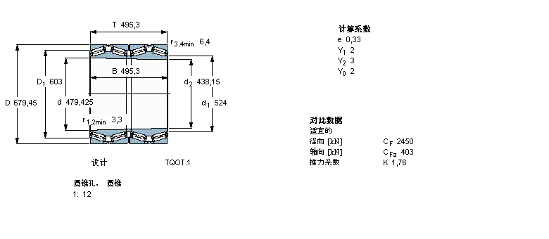 SKF 圆锥滚子BT4B334057/HA4样本图片