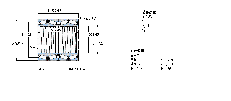 SKF 圆锥滚子BT4B334015BG/HA1VA901样本图片