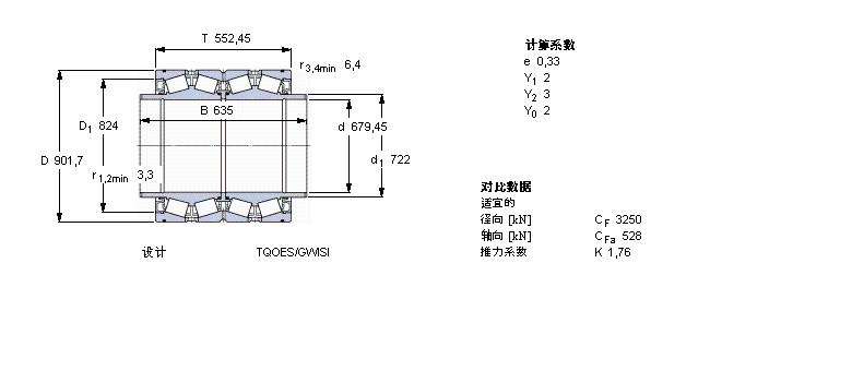 SKF 圆锥滚子BT4B334016G/HA1VA901样本图片