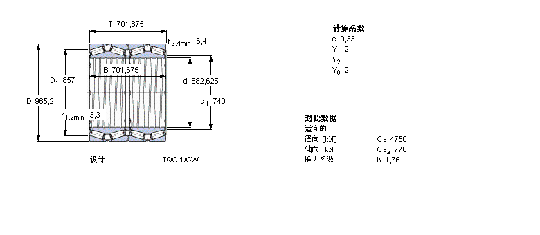 SKF 圆锥滚子331503G/HA4样本图片